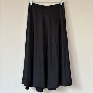 H&M Elegant Black A-Line Skirt